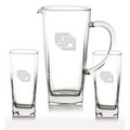 Plaza Pitcher & 2 Hiball Glasses